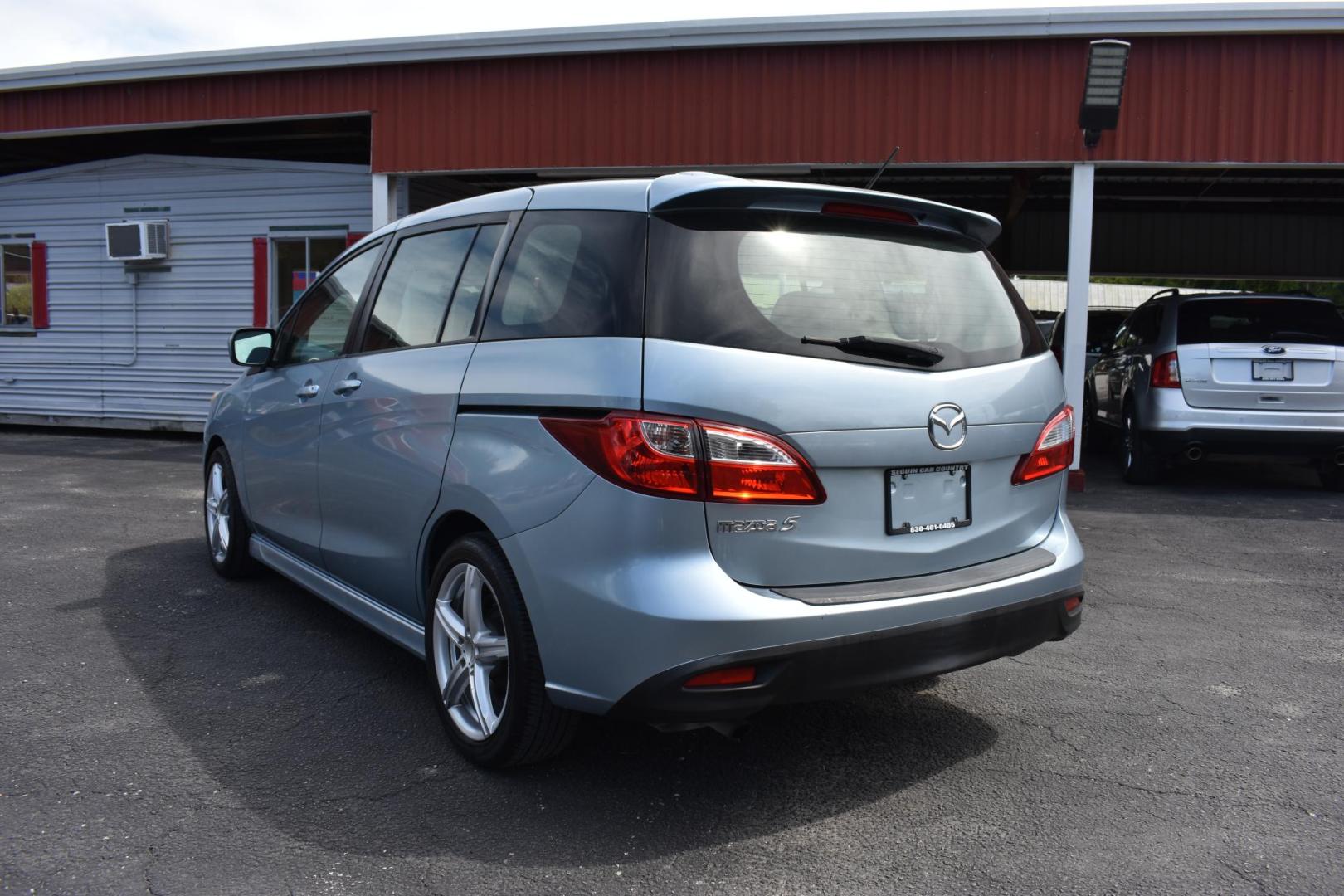 2012 BLUE /Black MAZDA 5 Touring (JM1CW2CL5C0) with an 2.5 L 4 Cylinder engine, 5 speed Auto transmission, located at 420 E. Kingsbury St., Seguin, TX, 78155, (830) 401-0495, 29.581060, -97.961647 - Photo#2