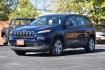 2015 BLUE Jeep Cherokee Sport FWD (1C4PJLAB3FW) with an 2.4L L4 DOHC 16V engine, 9-Speed Automatic transmission, located at 420 E. Kingsbury St., Seguin, TX, 78155, (830) 401-0495, 29.581060, -97.961647 - Photo#0