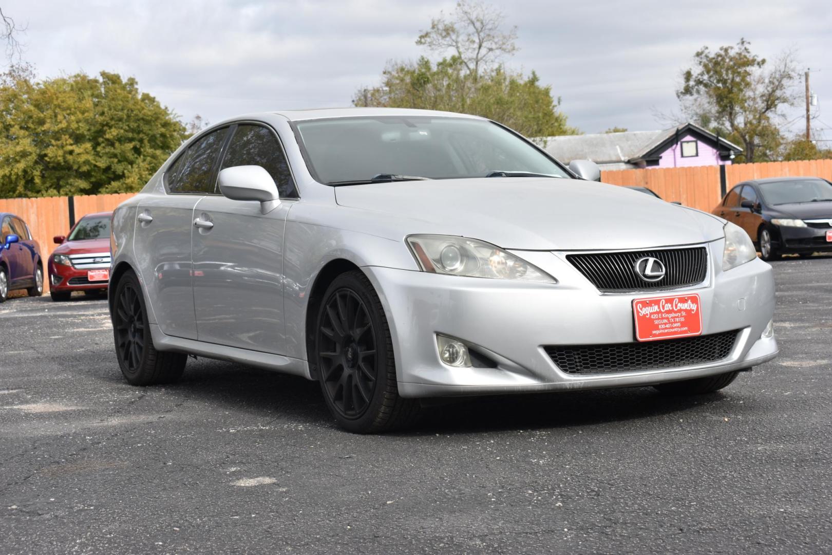 2006 SILVER Lexus IS IS 350 (JTHBE262562) with an 3.5L V6 24V DOHC engine, 6-Speed Automatic Overdrive transmission, located at 420 E. Kingsbury St., Seguin, TX, 78155, (830) 401-0495, 29.581060, -97.961647 - Photo#0