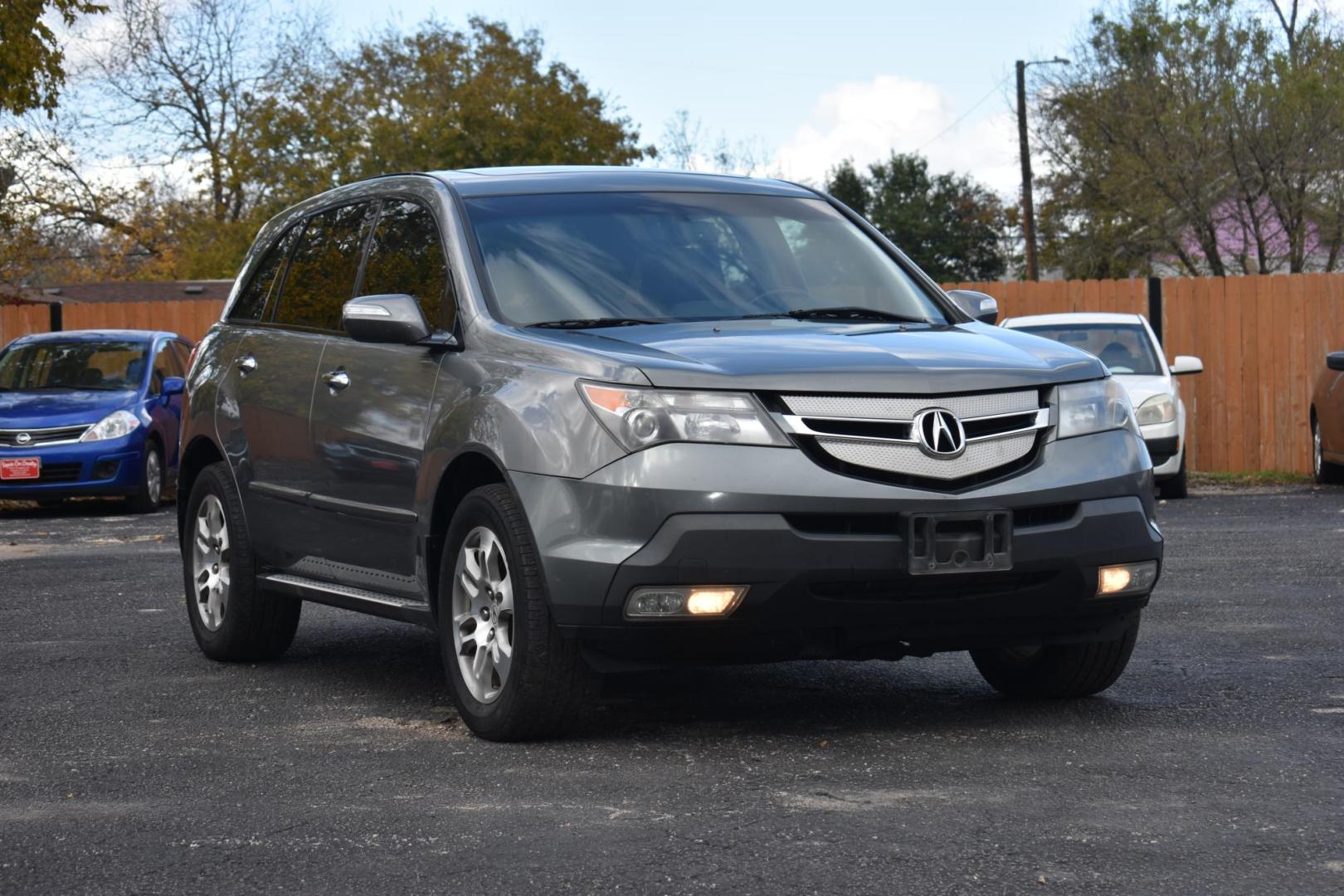 2009 GRAY Acura MDX Tech Package (2HNYD28629H) with an 3.5L V6 SOHC 24V engine, 5-Speed Automatic transmission, located at 420 E. Kingsbury St., Seguin, TX, 78155, (830) 401-0495, 29.581060, -97.961647 - Photo#0