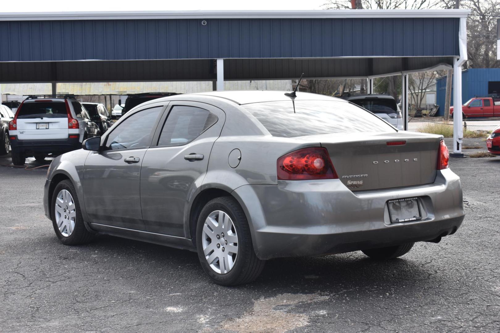 2012 GRAY Dodge Avenger Base (1C3CDZAB6CN) with an 2.4L L4 DOHC 16V engine, 4-Speed Automatic transmission, located at 420 E. Kingsbury St., Seguin, TX, 78155, (830) 401-0495, 29.581060, -97.961647 - Photo#1