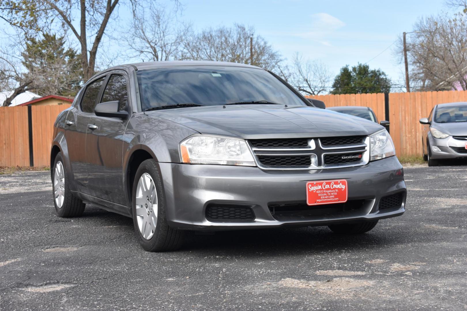 2012 GRAY Dodge Avenger Base (1C3CDZAB6CN) with an 2.4L L4 DOHC 16V engine, 4-Speed Automatic transmission, located at 420 E. Kingsbury St., Seguin, TX, 78155, (830) 401-0495, 29.581060, -97.961647 - Photo#0