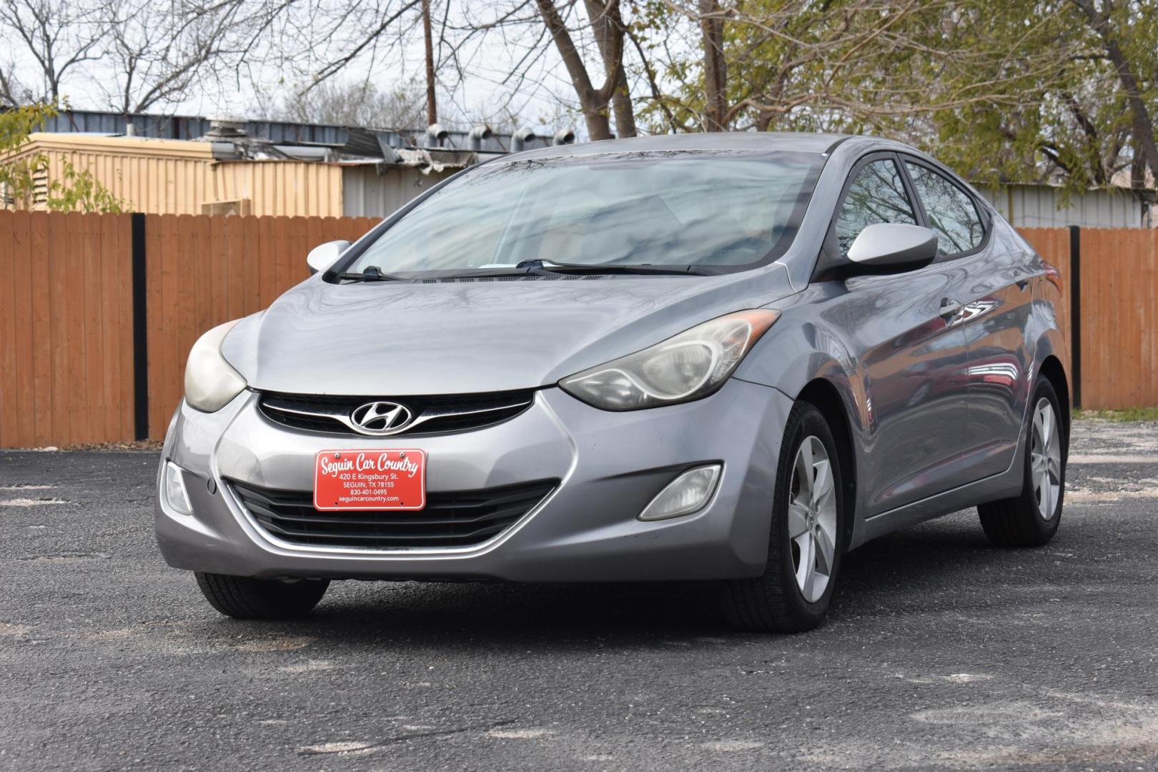 2013 GRAY Hyundai Elantra GLS A/T (KMHDH4AE7DU) with an 1.8L L4 DOHC 16V engine, 6-Speed Automatic transmission, located at 420 E. Kingsbury St., Seguin, TX, 78155, (830) 401-0495, 29.581060, -97.961647 - Photo#0