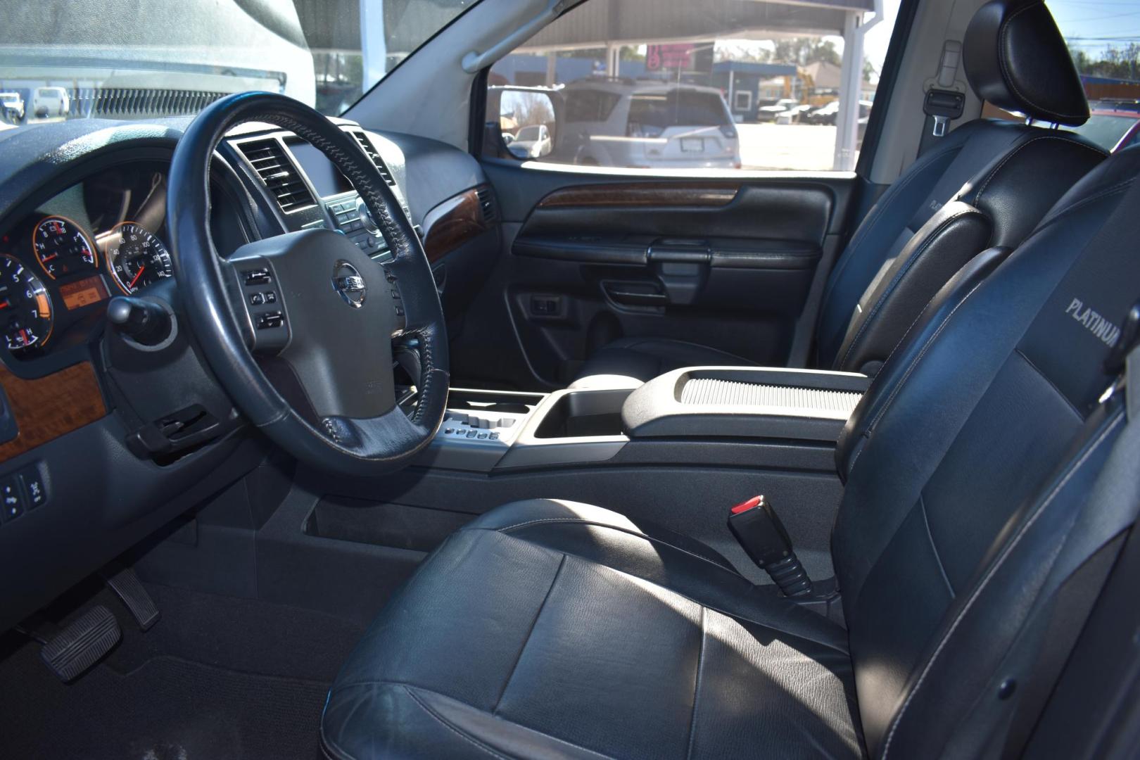 2011 BLACK Nissan Armada SL 2WD (5N1BA0ND7BN) with an 5.6L V8 DOHC 32V FFV engine, 5-Speed Automatic transmission, located at 420 E. Kingsbury St., Seguin, TX, 78155, (830) 401-0495, 29.581060, -97.961647 - Photo#3