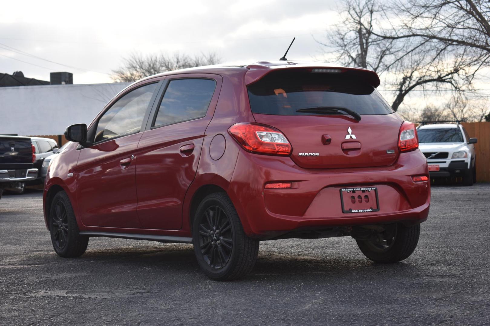 2020 MAROON Mitsubishi Mirage GT (ML32A5HJ6LH) with an 1.2L L3 DOHC engine, CVT transmission, located at 420 E. Kingsbury St., Seguin, TX, 78155, (830) 401-0495, 29.581060, -97.961647 - Photo#2