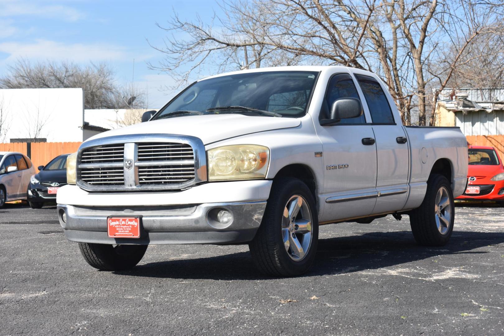 2007 Dodge Ram 1500 Laramie Quad Cab 2WD (1D7HA18297J) with an 5.7L V8 OHV 16V engine, located at 420 E. Kingsbury St., Seguin, TX, 78155, (830) 401-0495, 29.581060, -97.961647 - Photo#0